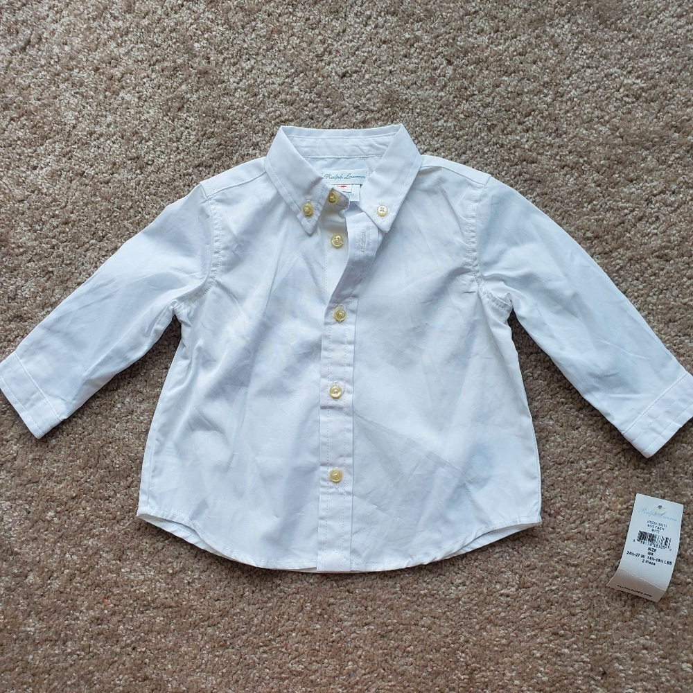 NWT Ralph Lauren Infant Button Down Shirt